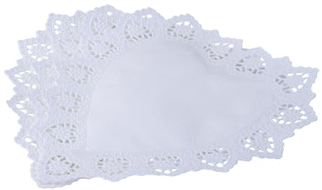 Zenker Herz Tortendeckchen – 10-teiliges Set, FSC-zertifiziertes Papier, Perfekt für Kuchen & Muffins, Made in Germany