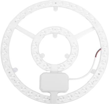Greensen Luz LED de Techo, Panel Redondo Magnético de Reemplazo de 48W y 10.6 Pulgadas con Luz Difusa 360 y Vida Útil de 50000 Horas, para Luces de Ventilador de Techo Empotradas
