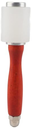 Marteau de Poinçon en Cuir Professionnel avec Maillet Double Tête, Manche en Bois pour Artisanat en Cuir de Bricolage