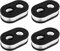 Kulannder 4Pcs Rasenmäher Luftfilter Motor Rasenmäher Ersatz Motorluftfilter Rasenmäherfilter Rasenmäher Luftfilter Briggs Stratton ersetzen für Briggs & Stratton 593260 798452 4247 5432 5432K