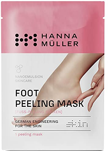 Foot Peel Mask - Foot Exfoliator and Foot Peel Mask for Hard Skin and Cracked Heel, Foot Masks with AHA Blend, Salicylic Acid, Botanical Extracts, Vitamin C and A, Feet Peeling Mask