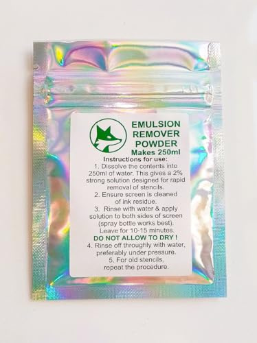 Screen Printing Emulsion Remover, Stencil Strip Powder (250ml)