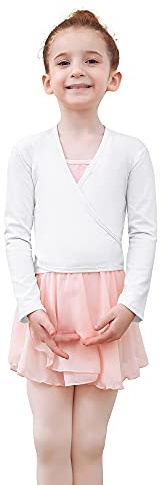 Tancefair Maglioncino da Balletto per Bambini Top da Danza Cotone Crossover Ballet Cardigan per Bambini e Donne