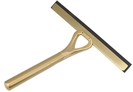 Stainless Steel Squeegee Tools Window Cleaning Glassware Household Bathroom Squeegees Mirror Artifact Glass Brush for Scratch Glass Cleaner Gold Tile Ceramic Shower Squeegees
