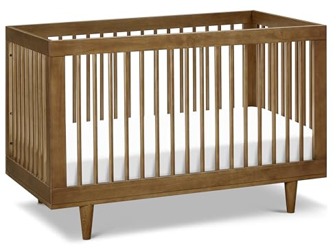 Davinci Marley 3-in-1 Convertible Crib in Walnut, Greenguard Gold and FSC® Certified