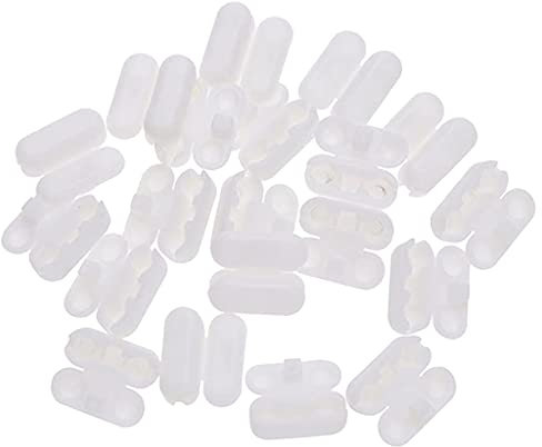 BFLKY 20 Pieces Chain Connectors Bead Chain Connector Replacement Vertical Roman Roller Blind Ball Chain Cord Connector Clips