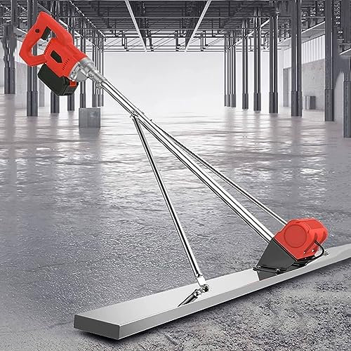 Outil de vibreur pour chape à béton pour 6 000 tr/min 150 cm Lame électrique sans fil Règle de nivellement de ciment – Parfait pour la finition du béton