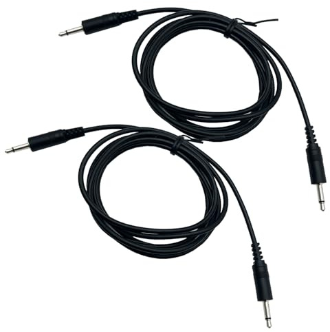 Cavo mono da 3,5 mm, confezione da 2 pezzi, 3,5 mm, mini jack audio monofonico TS