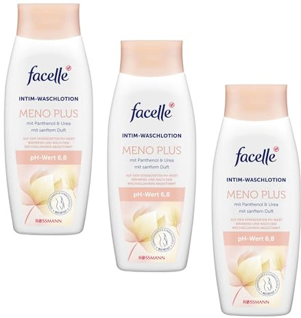 3 x Facelle Meno Plus Intimate Wash Lotion + 1 x Bebe Solid Shower Care 3 x 300 ml
