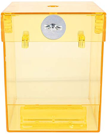 FONDOTIN Hängendes Vogelbad Für Papageien Transparente Badewanne Mit Dicker Schale Für Kleine Vögel Für Wasserbäder Fördert Hygiene Und Aktivität
