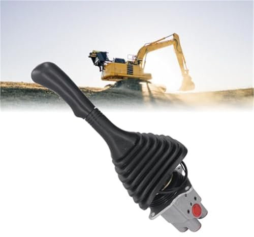JUNPIY Controlador de joystick de excavadora, conjunto de válvula de control izquierda de palanca de joystick de excavadora, palanca de control de carretilla elevadora, manija de conjunto de palanca d