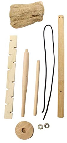 Portable Bow Drill Friction Fire Starter Primitive Wood Outdoor Survival Practice Drilling Tool Kits for Camping Hiking Emergency Equipment