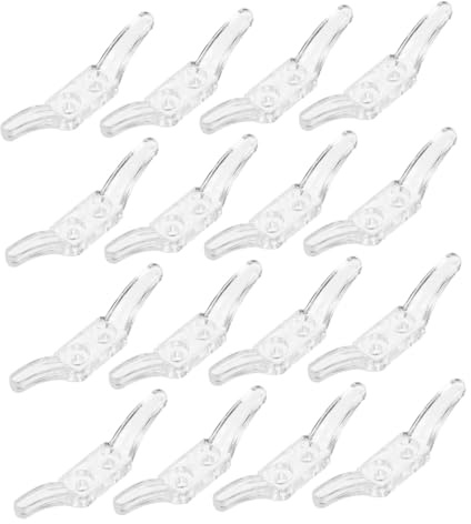 MAGICLULU 16pcs Transparent Blind Cord Winders with Screws Anti-slip Roller Blind Cord Safety Clips for Window Shades for Home and Office Curtains