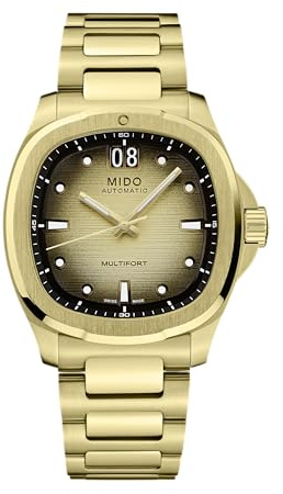 MIDO Multifort TV Big Date – schweizisk automatisk klocka för män – rostfritt stål, 40 mm fodral