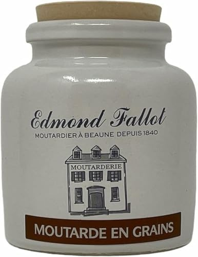 Edmond Fallot | Grains de moutarde de Dijon - Pot en grès de 250 g