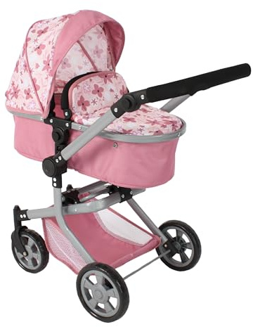 Bayer Chic 2000 Kombi-Puppenwagen Mika 2-in-1, faltbar, 47–80 cm