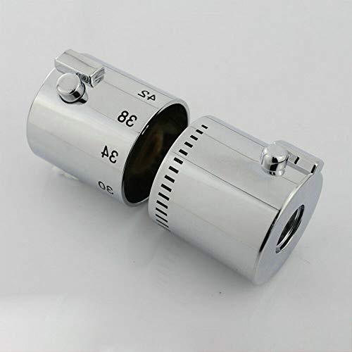 BE-Tool Shower Control Handle, Water Control Handles Shower Temperature Control Handle Knob Chrome for Bath Shower（1pair）