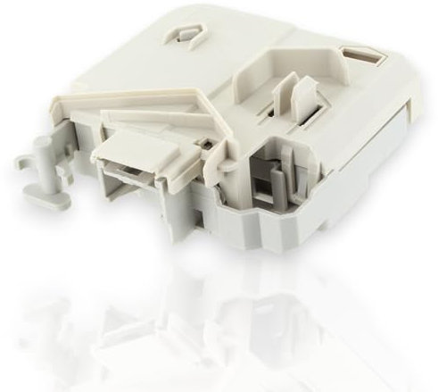 DL-pro Türverriegelung für Bosch Siemens Constructa Balay 616876 00616876 elektrisches Türschloss mit 3-poligem Rast-5-Stecker für Frontlader Waschmaschine WAE WAS WI WM CWF CM 3TI 3TS