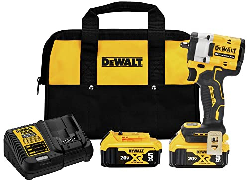 DEWALT DCF923P2 Atomic 20V MAX* 3/8 in. Cordless Impact Wrench with Hog Ring Anvil Kit
