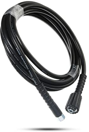 YUET 10M High Pressure Washer Replacement Hose for Car Washing Garden Cleaning, M14 x M22 (15mm) Thread Connector Water Clean Jet Pipe and Drain ft (10 Metres)