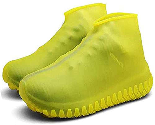 JORSION JORSIONÜberschuhe für Regenstiefel, Wiederverwendbare wasserdichte Silikon-Überschuhe, wiederverwendbar, leicht zu tragen für Damen, Herren, Kinder.