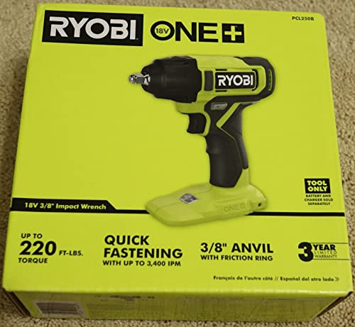 Ryobi PCL250B Llave de impacto inalámbrica de 3/8 (solo herramienta)