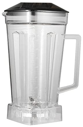 Duendhd Jarra de repuesto para licuadora de repuesto transparente de 2 l de capacidad, compatible con mezclador Silver