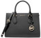 Michael Kors handbag for women Sheila satchel medium, Black With Gold Hardware