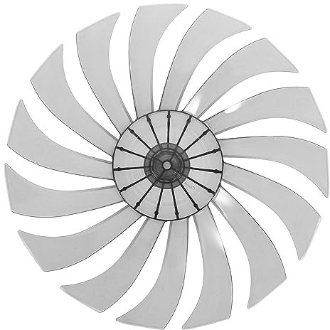 IMIKEYA Stehventilator Blattzubehör Für Bodenventilatoren Transparent Langlebig Und Installieren Kompatibel Mit Meisten Ventilatoren Ersatzteile Für Tisch Und Standventilatoren