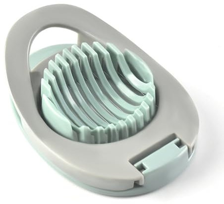 Rhys Taglia Uovo Affettatrice per Insalata Di Frutta Tagliauova Multiuso Tagliauova Manuale per Uova Sode,Fragole, Kiwi, Insalate