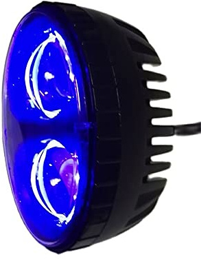 JWDAWN DC 12-80V 12V 24V 36V 48V 60V 72V 80V LED Blu Spot Lampada Spot Luce di Lavoro Faro per Veicoli Elettrici Carrelli Elevatori Camion Campeggio Wagon