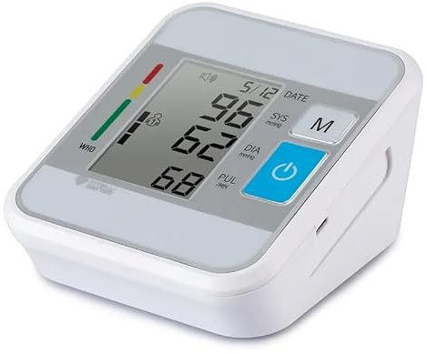 Tensiomètre Électronique Automatique pour Bras, Bras Pression ArtéRielle Brassard Machine, Grand Écran LCD, Indicateur WHO, 2x99 Mémoire de Mesure