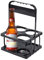 Helweet Porte Bouteilles, Panier à Boissons en Plastique, Casier à Vin, Convient pour Un Transport Sûr et Un Stockage Soigné de la Bière et des Boissons, Peut Contenir 4 Bouteilles, 20 x 18 x 33cm