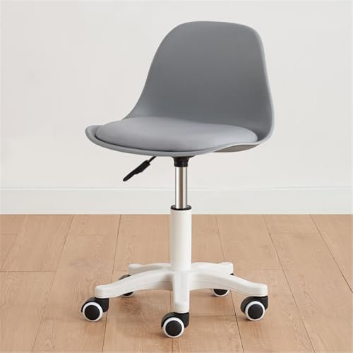 MaRxeDeL Rollhocker Mit Rädern, Multifunktionaler, Um 360° Drehbarer Schuhhocker, Bequemer Tragbarer Rollenhocker, for Zuhause, Büro, Garage, Salons, Friseur(G)
