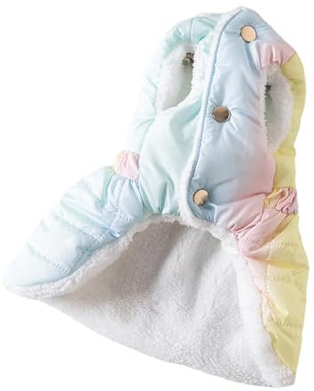 KESOTO Hundebekleidung für Kalte Tage, Jacke für Hunde, Traktionsringe für Sicheres Gehen, S