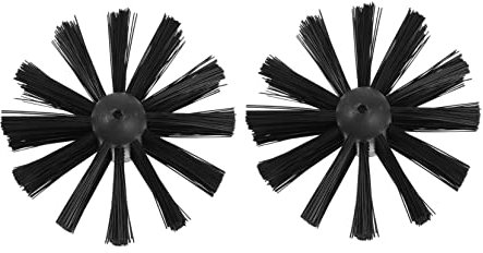 Didiseaon 2pcs Chimney Brush for Dryer Vent Fireplace Cleaning Easy to Install Compatible Electric Drill Efficient Lint Removal Tool