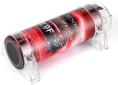 2 Audio -Kondensator, Leistungsregler, Red LED -Spannungsanzeige für Systeme Bis 2000 W, Installiert Im Rahmen des Subwoofer -Verstärker -Falls, Sofortiger Power on Demand.
