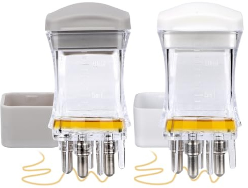 Gosknor 2stk Minoxidil Applikator, Schnell Aufzutragende Haar-Applikatorflasche Leicht Zu Reinigende Wurzelkamm-Applikatorflaschen für Haaröl Kopfhautöl-Applikator für Haarwachstum