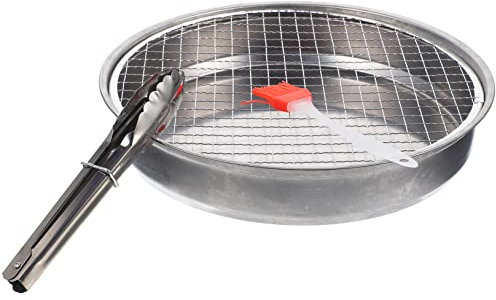 ifundom Parrilla Para Barbacoa Estufa Portátil De Carbon Resistente y Versátil Para Camping y Exteriores