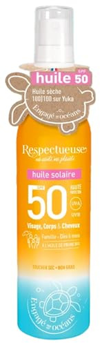 Respectueuse Huile Solaire SPF50 100 ml
