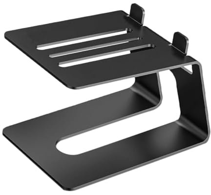 FUTUREORYY Lautsprecherständer Für Desktop Und Pc Lautsprecher Aus Metall Kompatibel Mit Verschiedenen Computerlautsprechern Multifunktionales Design Für Schreibtische Einfache
