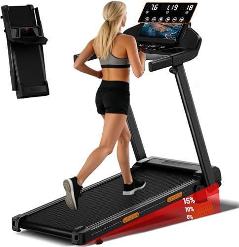 UMAY Tapis de Course Pliable 12KM/H