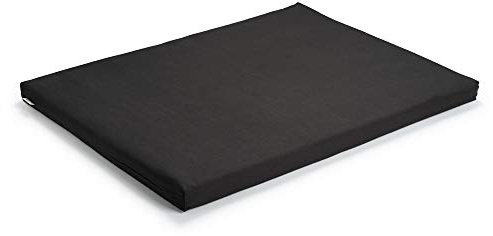 basaho Zabuton Meditation Mat | Organic Cotton | Recycled Fibre Filling (Zen Black)