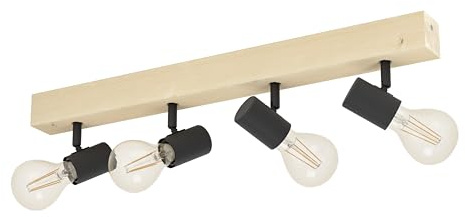 EGLO Deckenlampe Townshend 3 4 flammiger Vintage