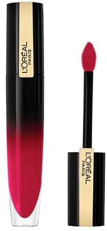 L'Oréal Paris Flüssiger Lippenstift mit Glanz Finish, Leichter und farbintensiver Ink-Lippenstift, Brilliant Signature, Nr. 308 Be Demanding, 1 x 6,4 ml