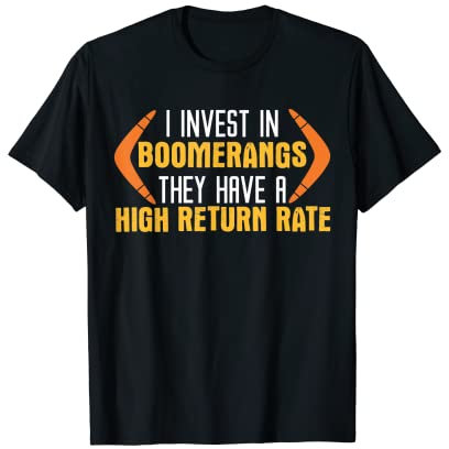 Wurfsport Boomerang Witz Spruch Bumerange Bumerang T-Shirt