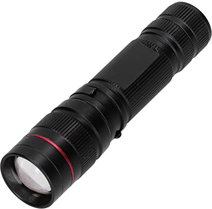 Mini torcia UV, torcia UV portatile da 365 nm Messa a fuoco telescopica portatile per il rilevamento della giada delle banconote per la ricerca notturna