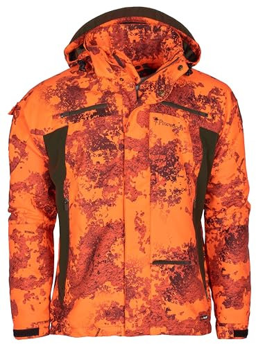 Pinewood Herren Hunter Pro Xtrem 2.0 Camou Jacke - Jagdjacke Herren - wind- und wasserdicht, atmungsaktiv und bequem mit praktischen Taschen und einem innovativem Tragesystem