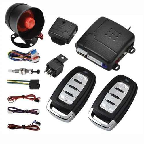 Riloer Kit de système d'entrée sans clé avec 2 télécommandes, verrouillage centralisé pour fenêtre électrique