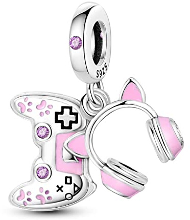 Hapour 925 Argent Sterling Charms for Bremen Bracelets de Charme Collier Bijoux Européens Pendentifs Beads Charms Cadeau d'Anniversaire pour Femmes Filles Maman Fille